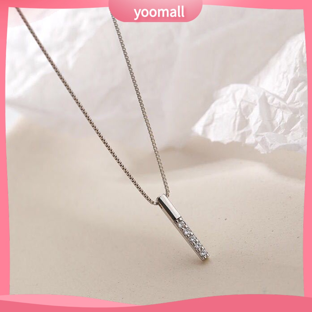 [YM] Vòng cổ Dát Đá Giả Kim Cương Sáng Bóng Lâu Trôi Cho Ngày Valentines
