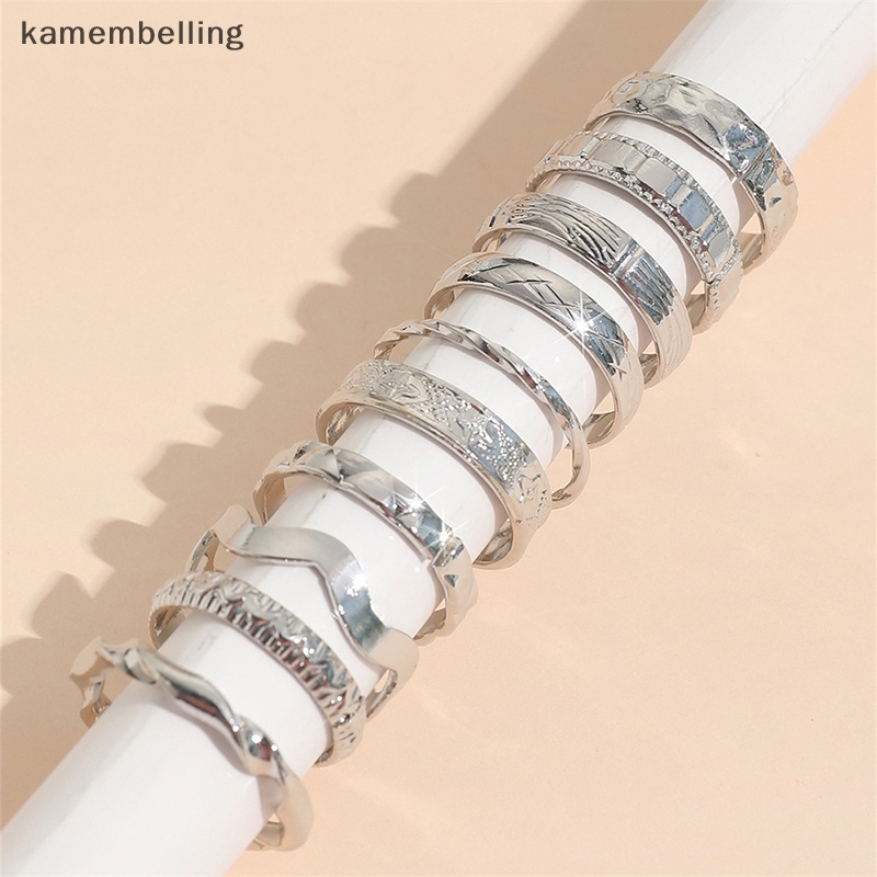 Set 10 Nhẫn Đeo Khớp Ngón Tay Kim Loại Vintage Cho Nữ