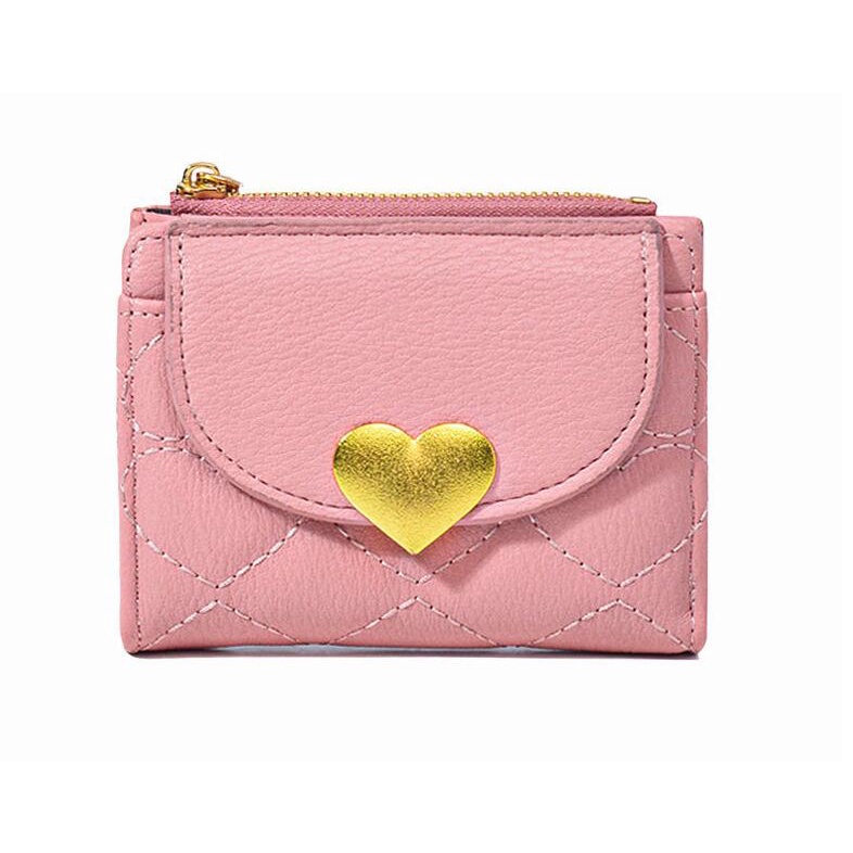 Ví Gấp Đựng Thẻ Dáng Ngắn Sức Chứa Lớn Thêu Họa Tiết Thời Trang Mới 2023