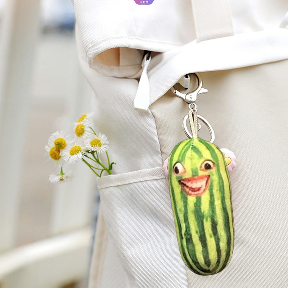 Móc Khóa Hình Trái Cây Nhồi Bông Ngộ Nghĩnh Mới