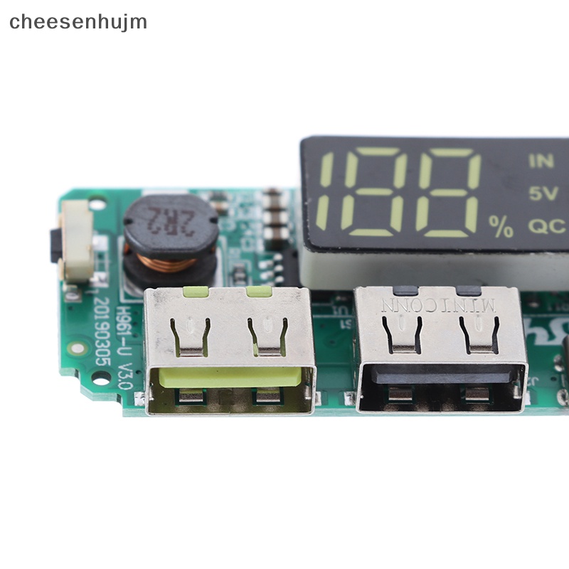 Bảng Mạch Sạc Điện Thoại Hai Cổng USB Loại C Có Đèn LED