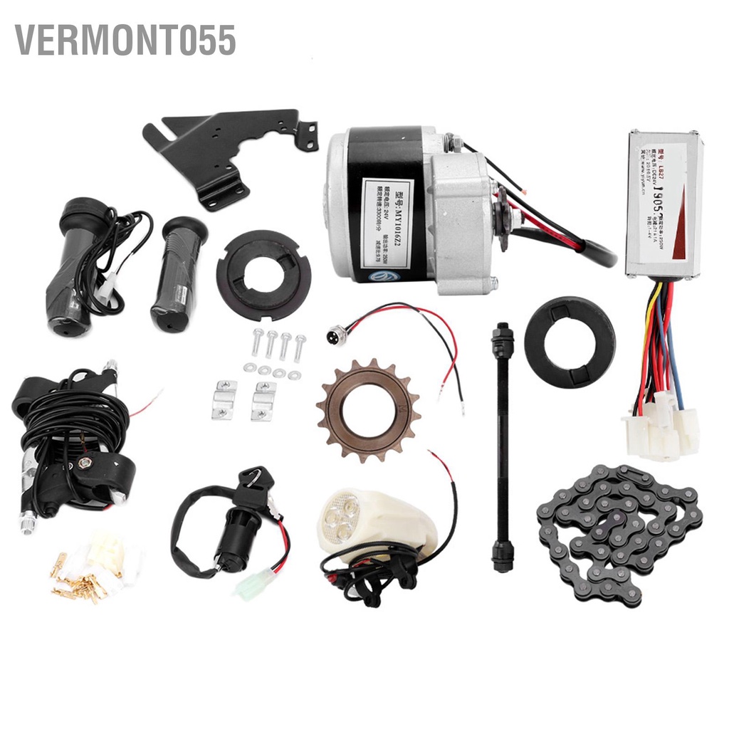 Vermont055 Bộ điều khiển động cơ chuyển đổi xe đạp điện 24V 250W cho thông thường 22‑28inch