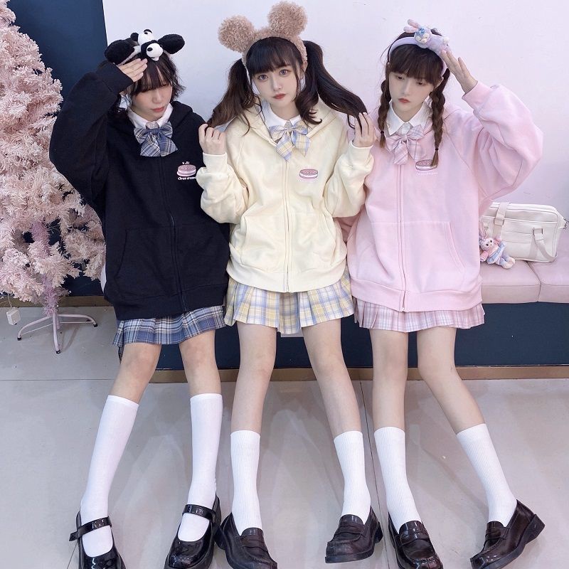 Áo Khoác Hoodie Mỏng Dáng Rộng Cỡ Lớn Kiểu Hàn Quốc Dễ Thương Cho Nữ