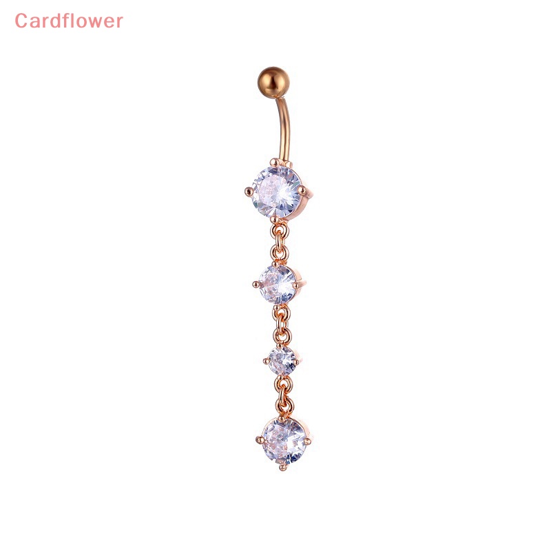 Khuyên Rốn Đính Đá Zircon Thời Trang Mới Cho Nữ