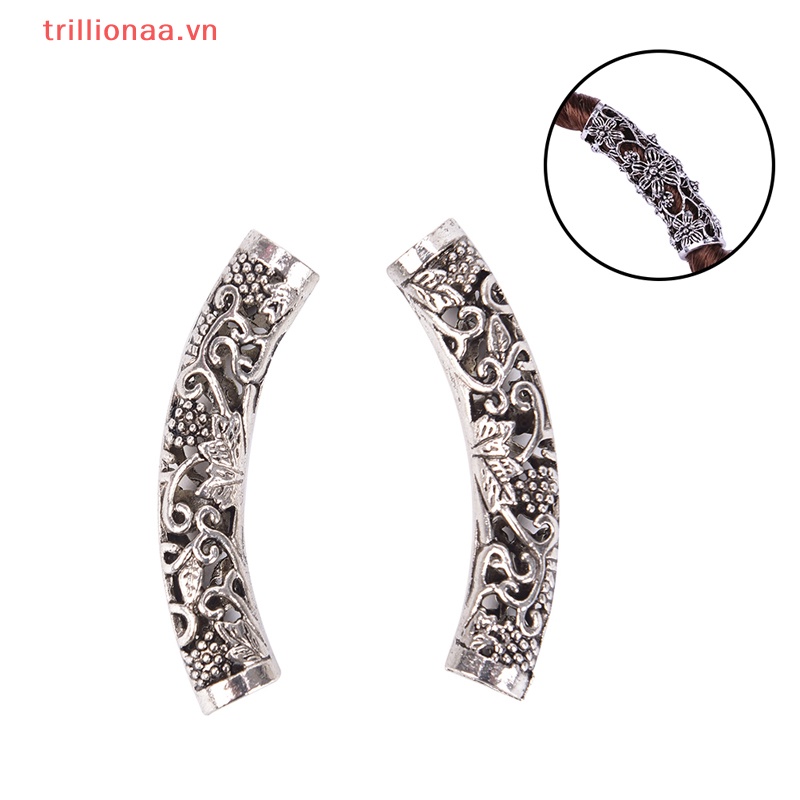 Chuỗi Hạt Bạc Đeo Râu Phong Cách Viking Độc Đáo