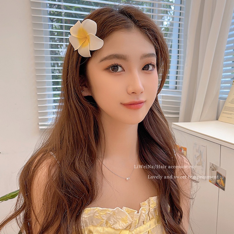 Kẹp Tóc Hình Hoa Dễ Thương Thời Trang Mùa Hè Cho Bạn Gái