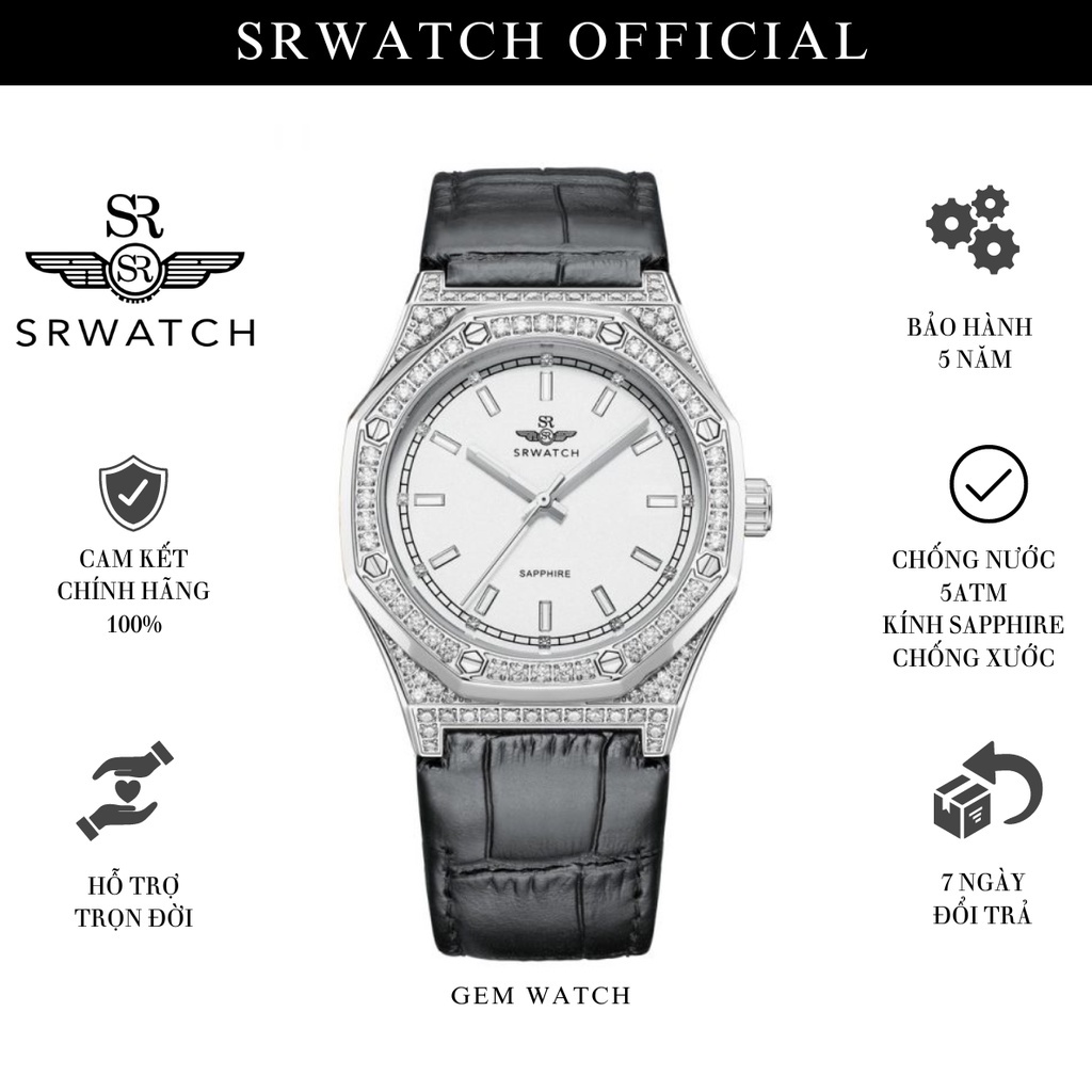 Đồng Hồ Nam SRWATCH SG99993.4102GLA Kính Sapphire - Chính Hãng Bảo Hành 5 năm - Srwatch Vietnam