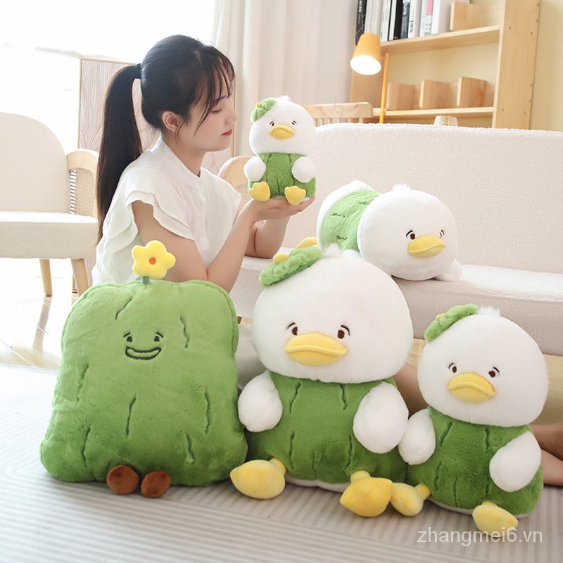 Thú Nhồi Bông Hình Chú Vịt Rhubarb Dễ Thương