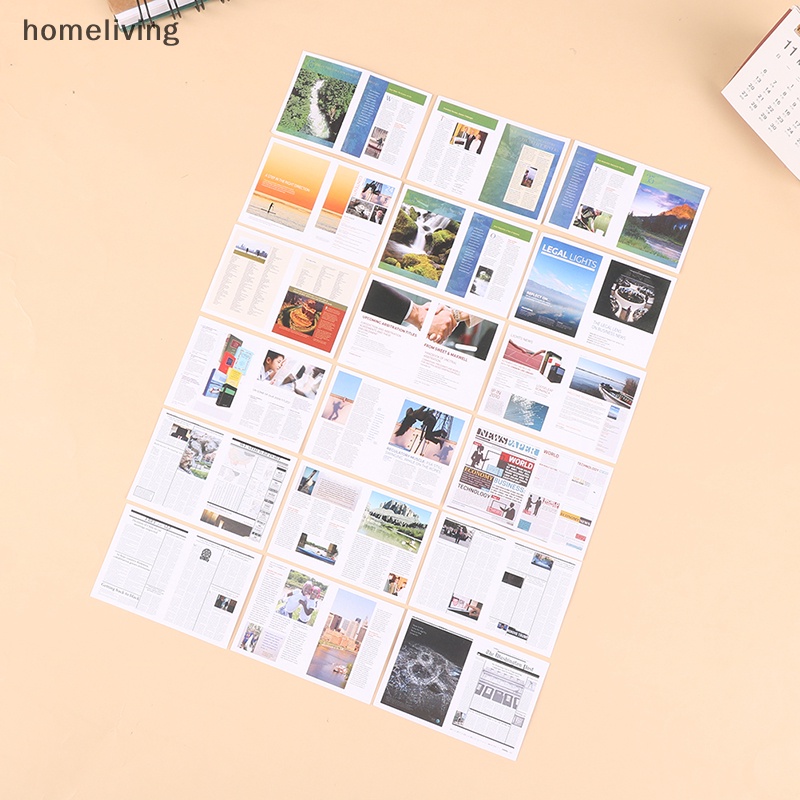 Set 6 Tạp Chí Xinh Xắn Dùng Để Trang Trí Nhà Búp Bê