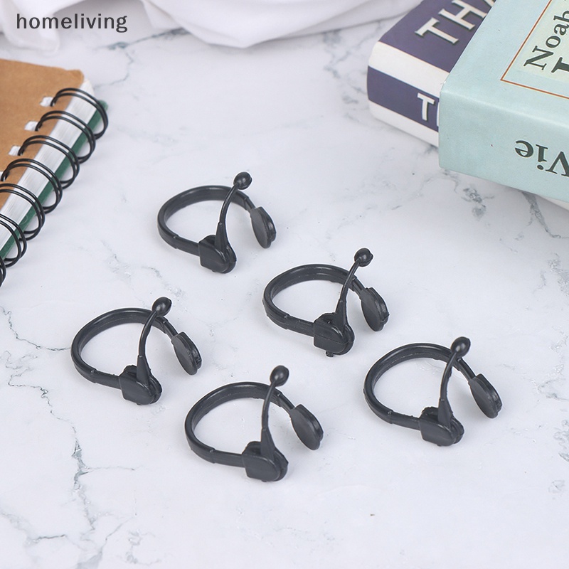 Set 5 Tai Nghe Màu Đen Tỉ Lệ 1: 12 Trang Trí Nhà Búp Bê