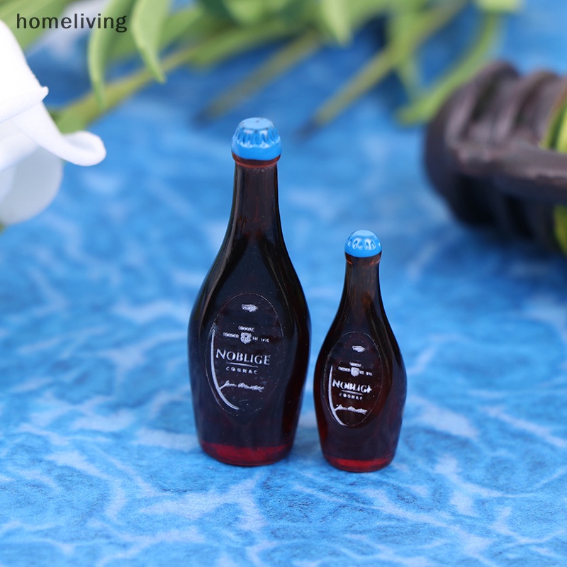 Set 10 Chai Rượu Mini Tỉ Lệ 1: 12 Dùng Để Trang Trí Nhà Búp Bê