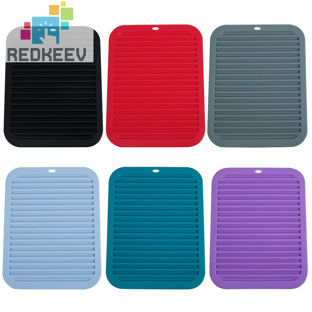 Tấm Lót Bàn Ăn Bằng Silicone Cách Nhiệt Chống Trượt / Thấm Nước Tiện Dụng Cho