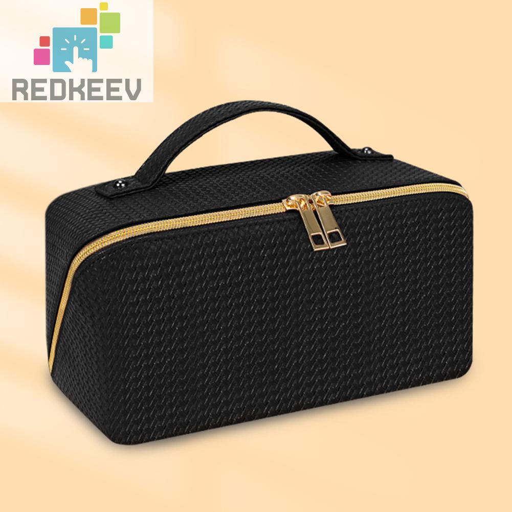 Túi Đựng Mỹ Phẩm Da PU Dung Tích Lớn Tiện Dụng Khi Đi Du Lịch