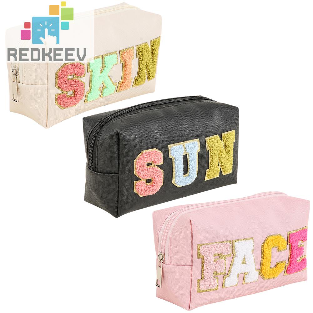 Túi Đựng Mỹ Phẩm Da PU Sức Chứa Lớn Tiện Dụng Cho Nữ