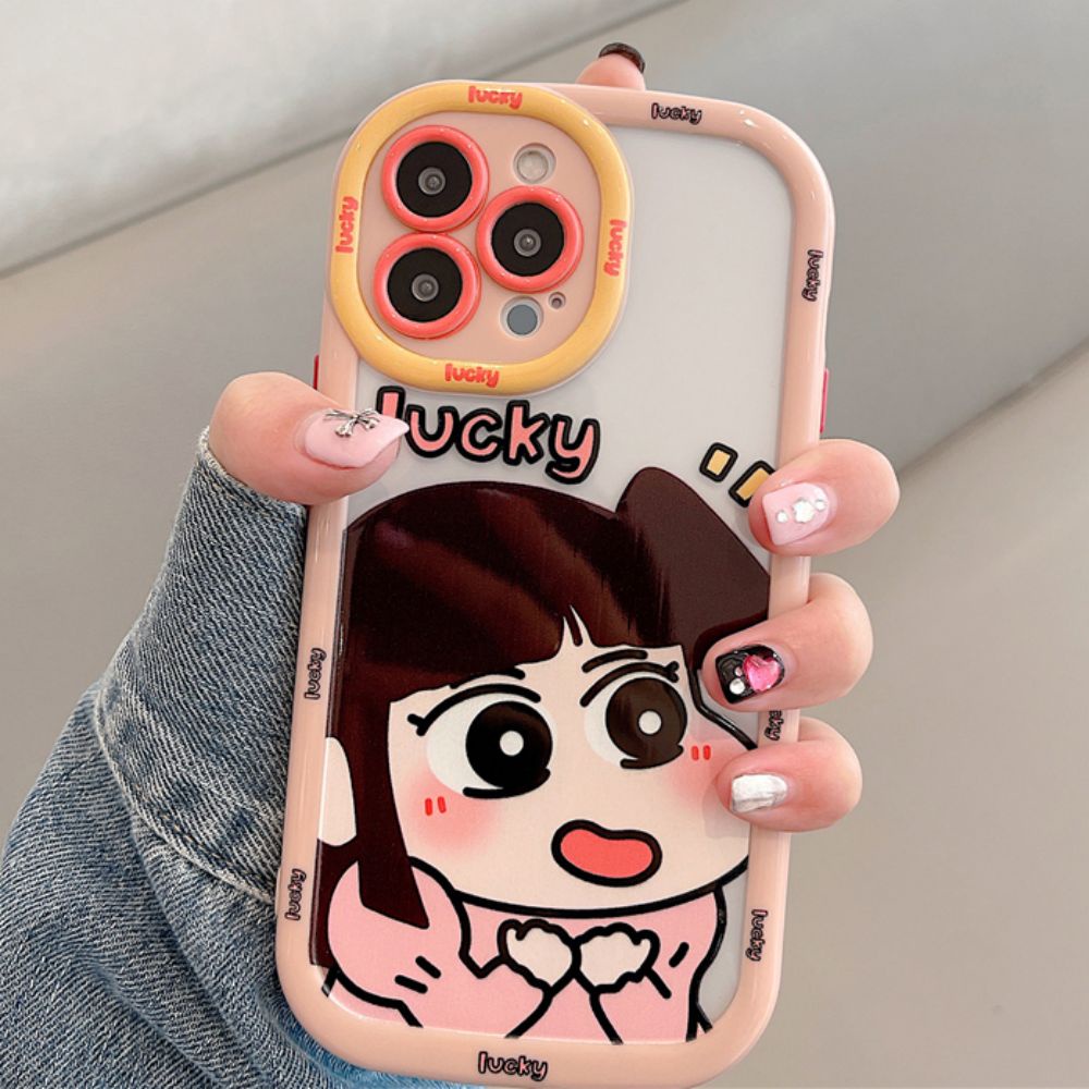 Ốp Điện Thoại TPU Mềm Chống Sốc In Hình Cậu Bé Bút Chì Dễ Thương Cho IPhone 11 12 13 14 Pro Max