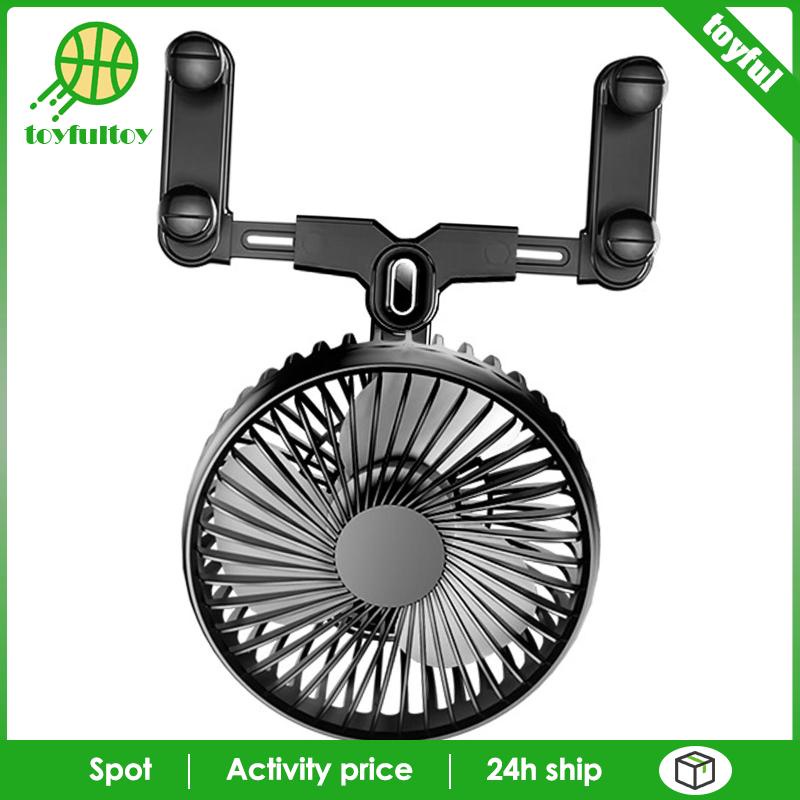 Quạt Gió Xoay 360 Độ Ít Ồn Siêu Nhẹ Tùy Chỉnh Tiện Dụng Cho Xe Hơi / Xe Tải