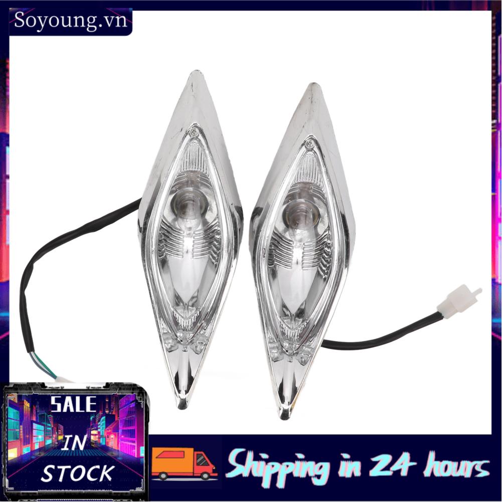 Soyoung ATV Head Light Chinese Headlight Safer Driving 3Pin Male Plug Weatherproof Shockproof for 50-250cc 4 Wheel Replacement