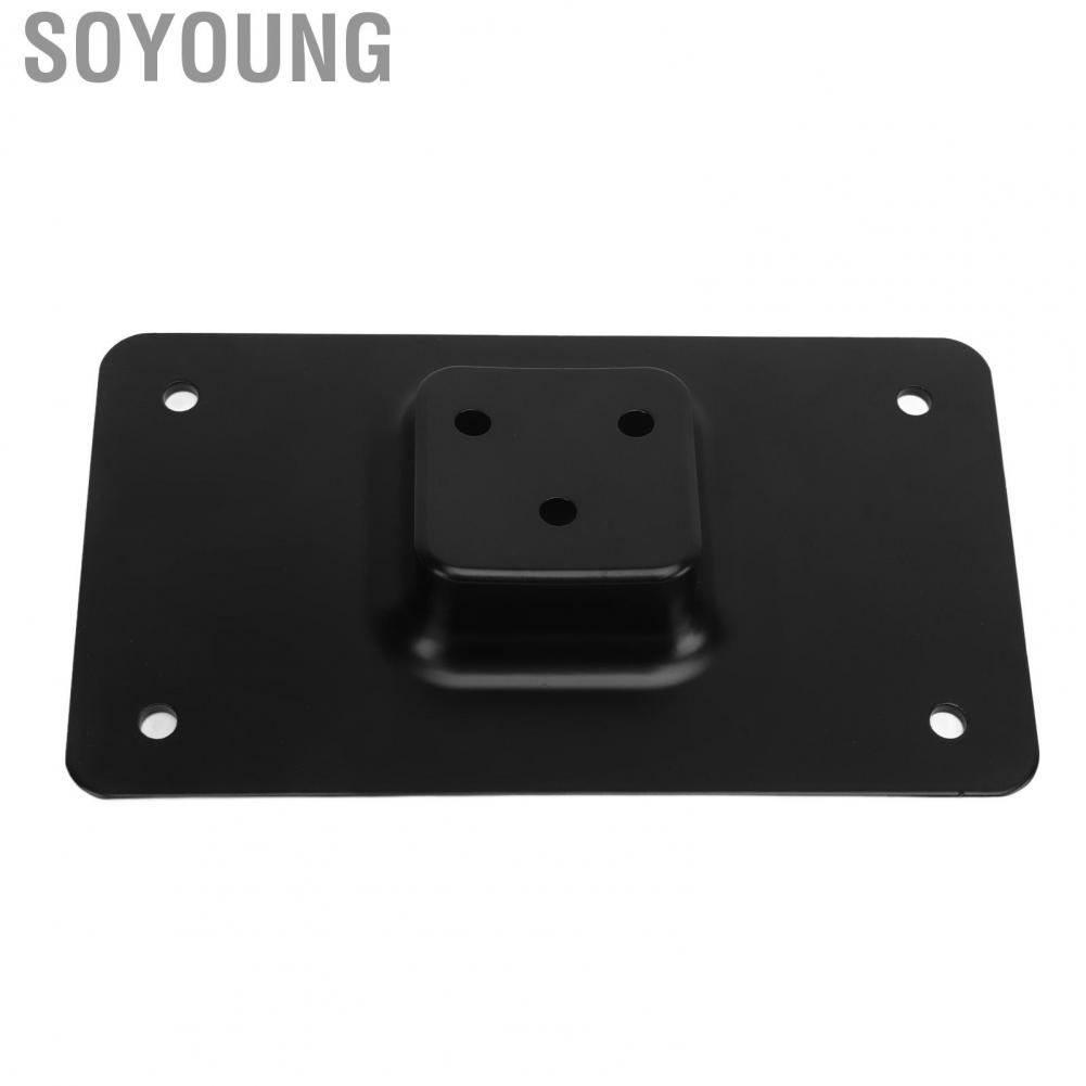 Soyoung Laydown License  Mount Easy Installation 3 Holes Mounting for Motorbike