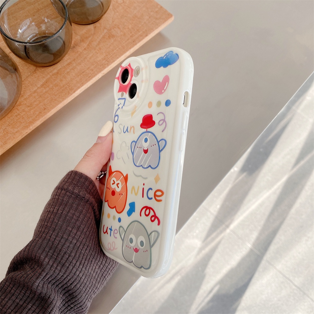 Ốp Điện Thoại Silicon Dẻo In Hình Quái Vật Nhỏ Đáng Yêu Cho Redmi K30 K40 Pro Note 9 9T 10 11 11T 5G