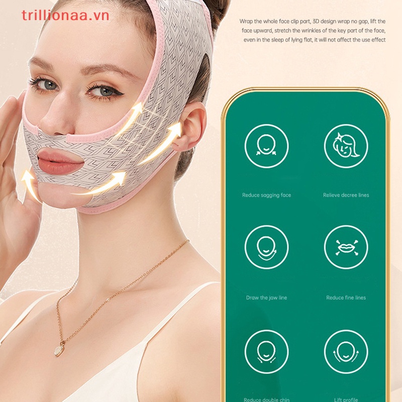 Mặt Nạ Nâng Cơ Mặt Tạo Cằm Chữ V Thon Gọn Trillionaa