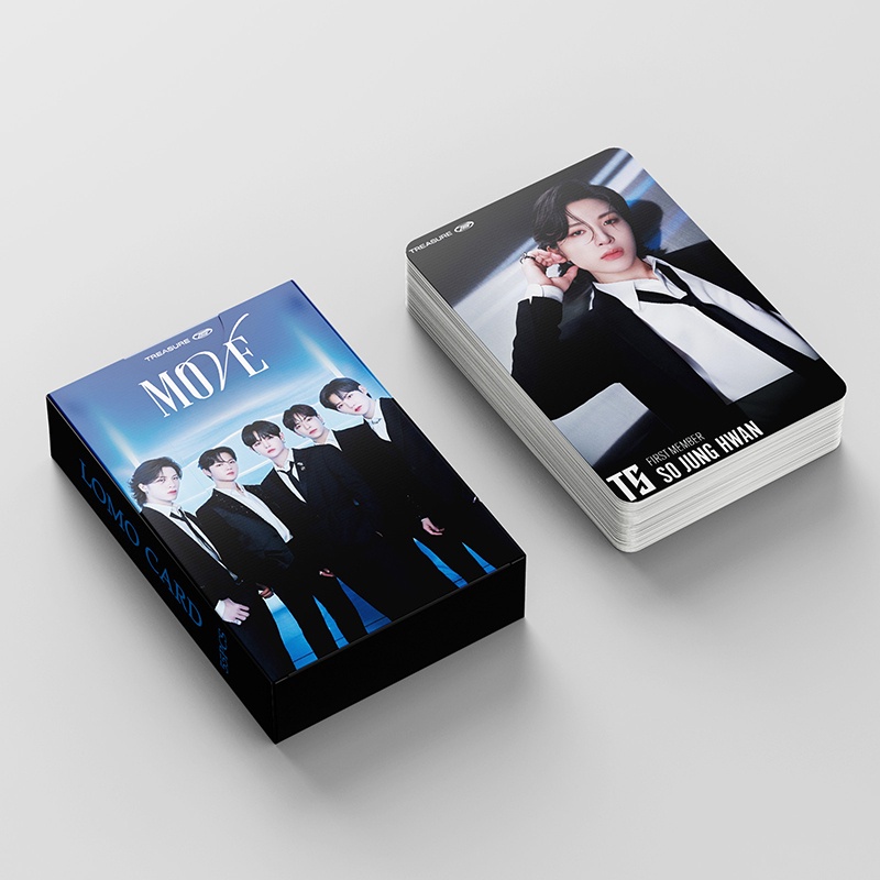 TREASURE Card Set 55 Tấm Thẻ Ảnh MOVE Kpop Lomo Card Hình Nhóm Nhạc