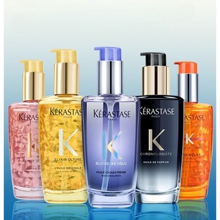 KERASTASE Kashijing Tinh Dầu Chăm Sóc Tóc 100ml Màu Vàng Kim Cương Đen Trứng Cá Muối