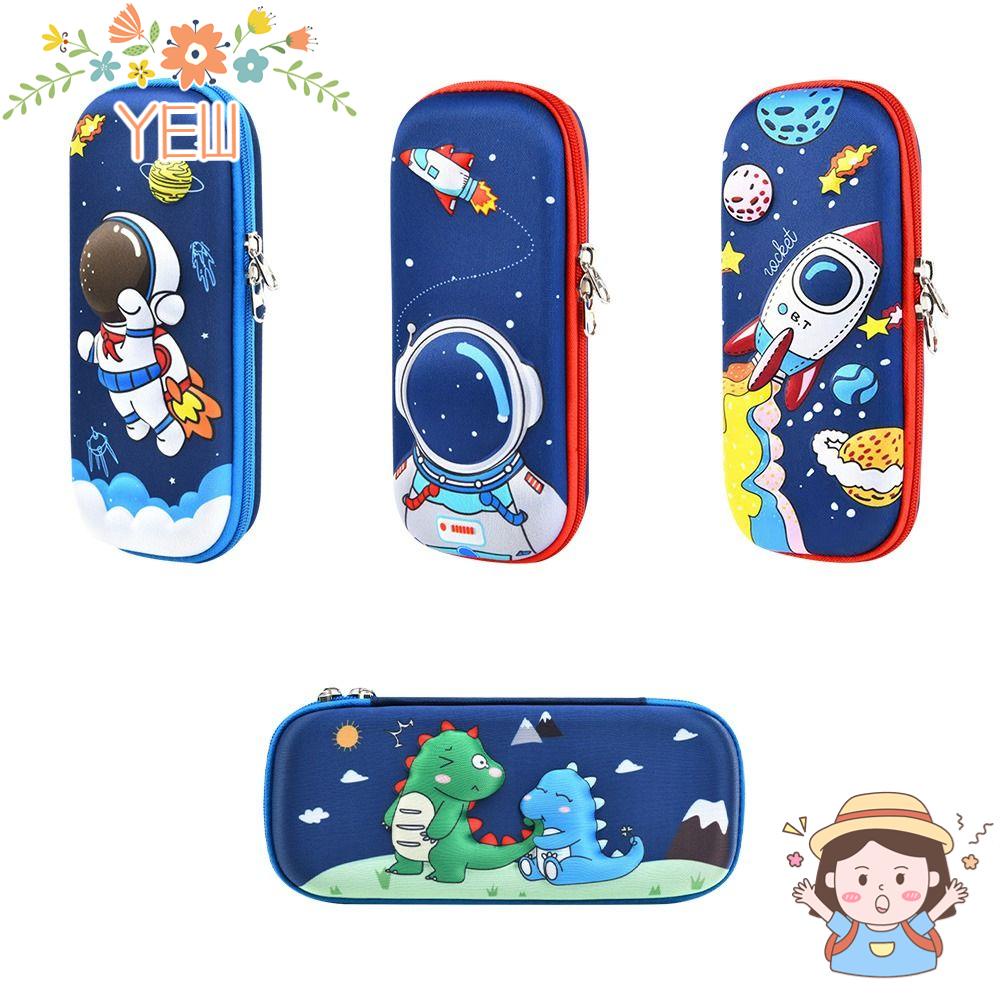 Hộp Đựng Bút Họa Tiết 3D Kích Thước Lớn Tiện Dụng Cho Học Sinh