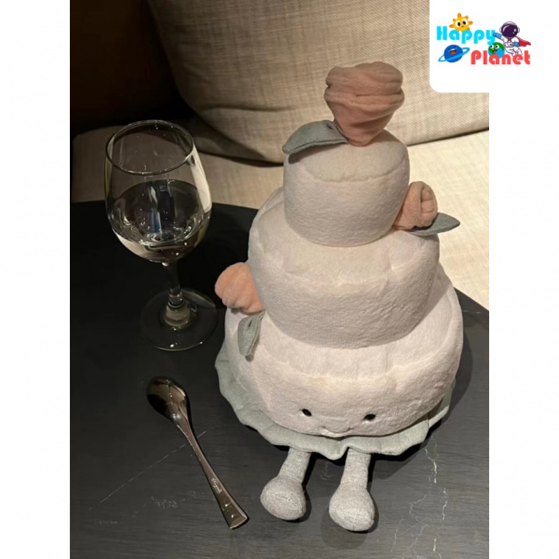 Hàng Có Sẵn Giao Hàng Miễn Phí Đồ Chơi Búp Bê Nhồi Bông Hình Bánh Kem Nhỏ Tiktok Quà Tặng Sinh Nhật Bạn Gái / Lễ Cưới Dễ Thương Sáng Tạo Phong Cách