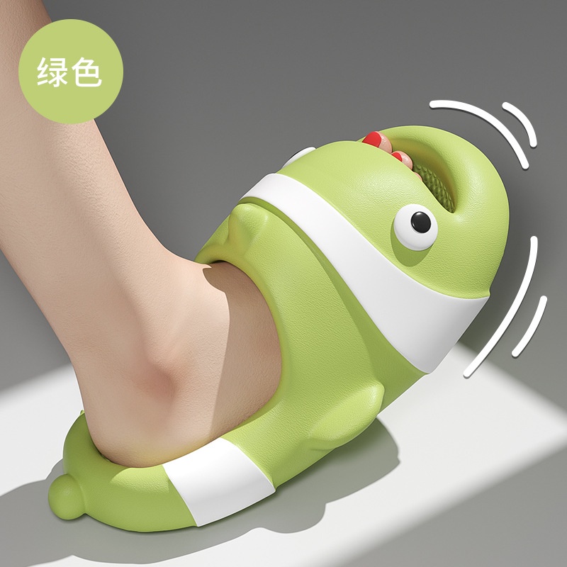 ZTAIXIELUA Dép cá hề nemo đế bánh mì dép cá koi dép cá vàng nemo màu cam cho nam nữ siêu nhẹ cho người lớn chất EVA mềm dẻo