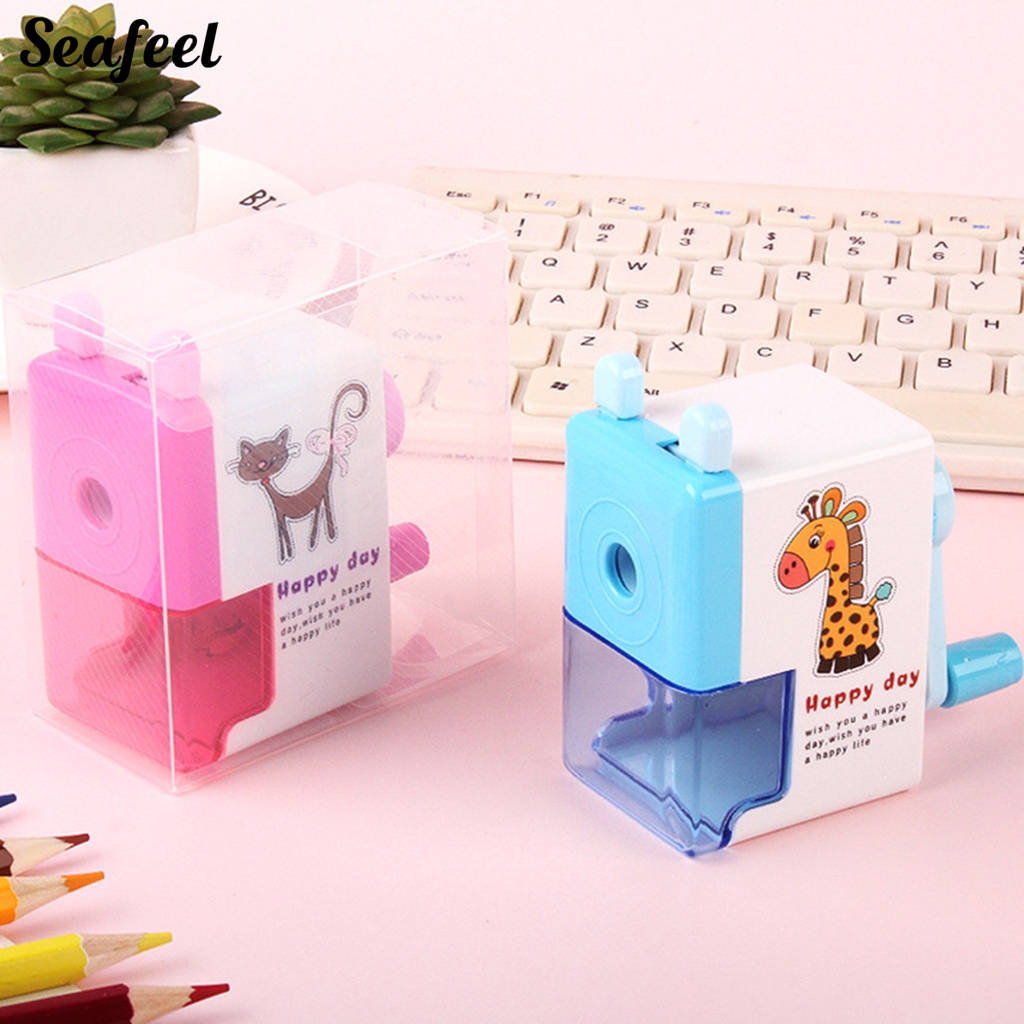 Hộp Đựng Bút Chì Xoay Chống Trượt Tiết Kiệm Sức Khỏe Họa Tiết Hoạt Hình Dễ Thương