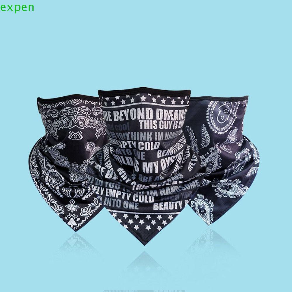 Khẩu Trang Chống Nắng Bằng Lụa Lạnh Họa Tiết Đầu Lâu Thời Trang Mùa Hè