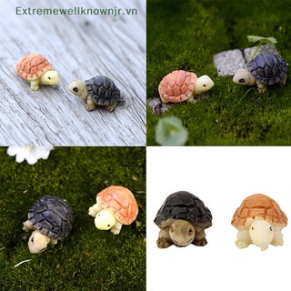 2 Tượng Rùa Mini Trang Trí Đáng Yêu
