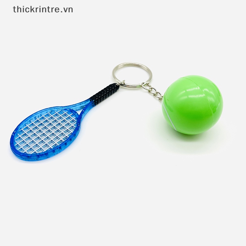 Móc Khóa Hình Quả Cầu Lông Và Dơi Mini Sáng Tạo