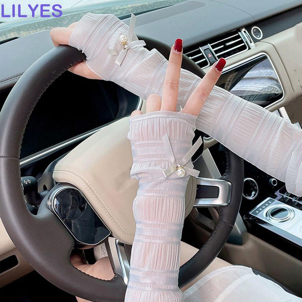 Găng Cánh Tay Chống Nắng Tia UV Co Giãn Màu Sắc Thời Trang Dành Cho Nữ