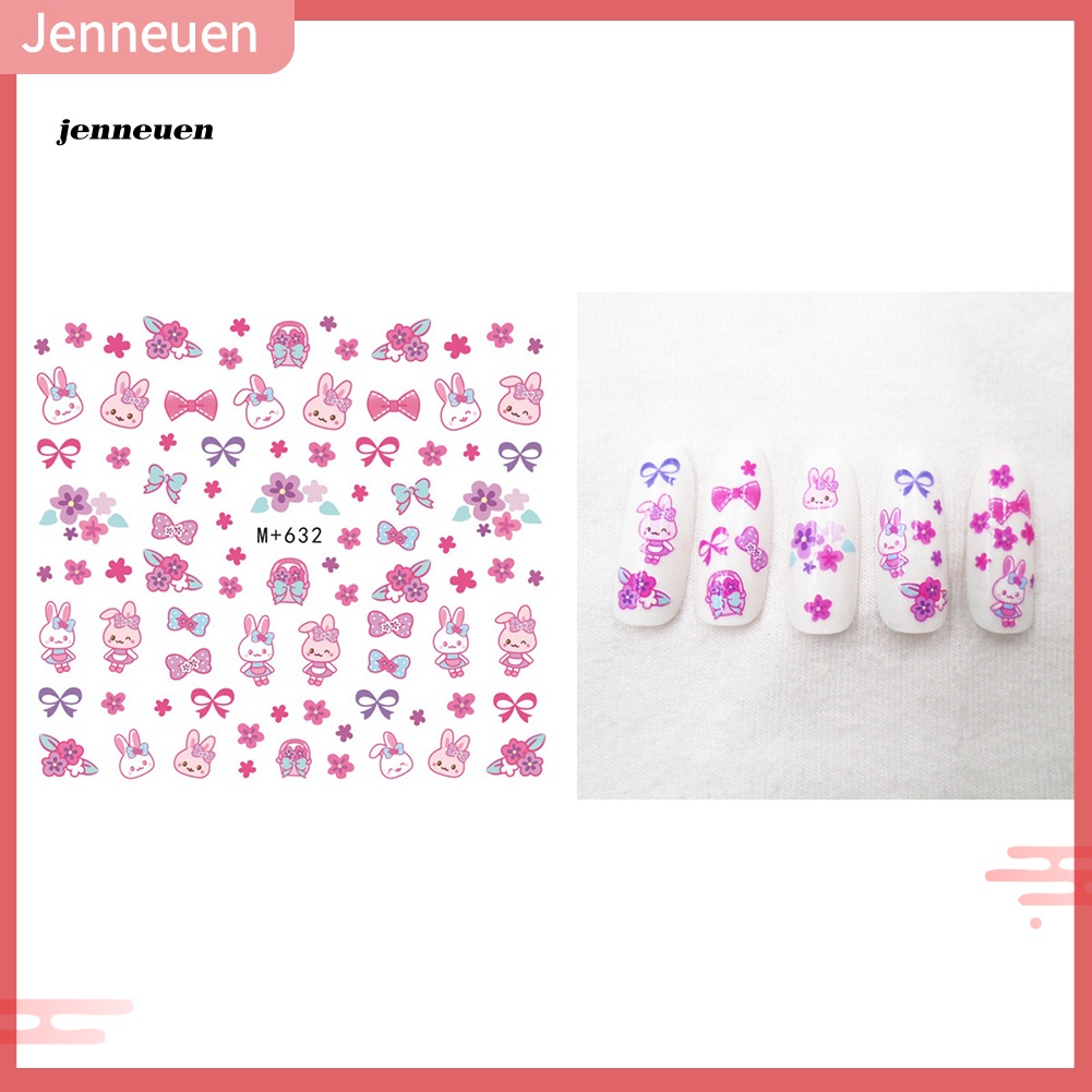 Miếng Dán Trang Trí Móng Tay Chuyển Nước Họa Tiết Động Vật / Hoa / Ong / Trái