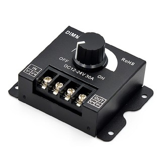 12V/24V DC 30A LED PWM Dimmer Controller Dimming Controller for LED Strip Lights
