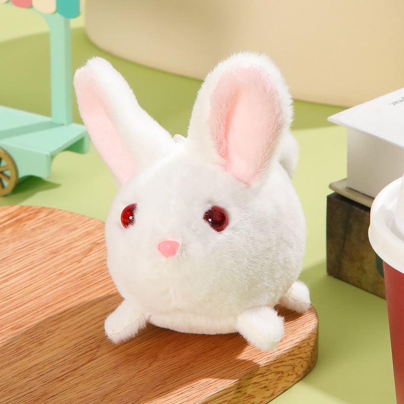 Ere1 Thú Nhồi Bông Hình Mèo Biểu Cảm Đuôi Có Thể Xoay Được Có Âm Thanh Vĩnh Viễn