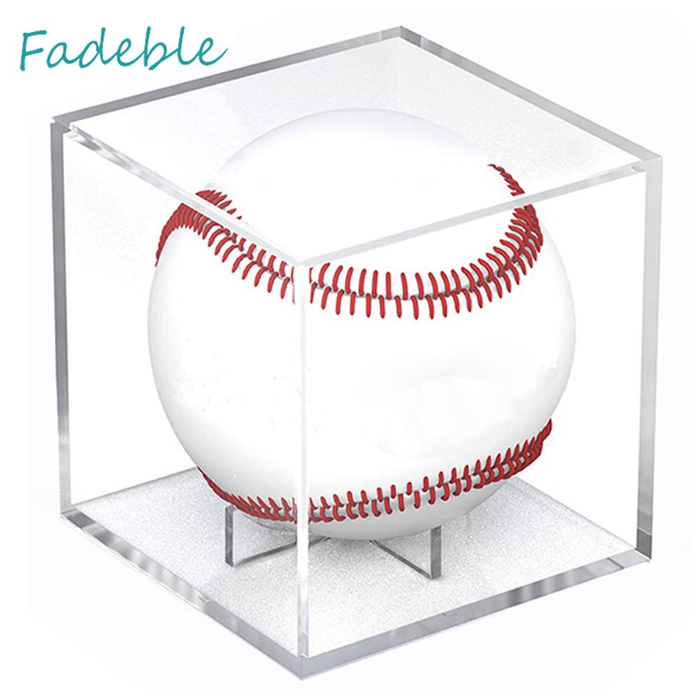 Hộp Trưng Bày Bóng Chày Hình Vuông Bằng Acrylic Trong Suốt Chống Bụi