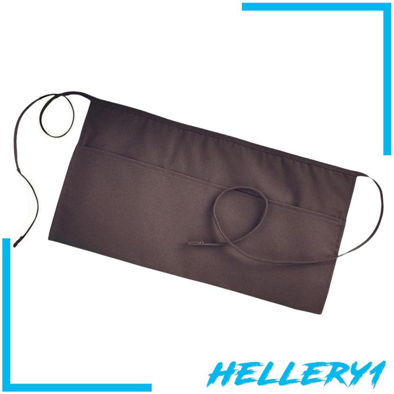 Tạp Dề Ngắn Bằng Cotton Gọn Nhẹ Có Túi Đa Năng Tiện Dụng Cho Nhà Bếp