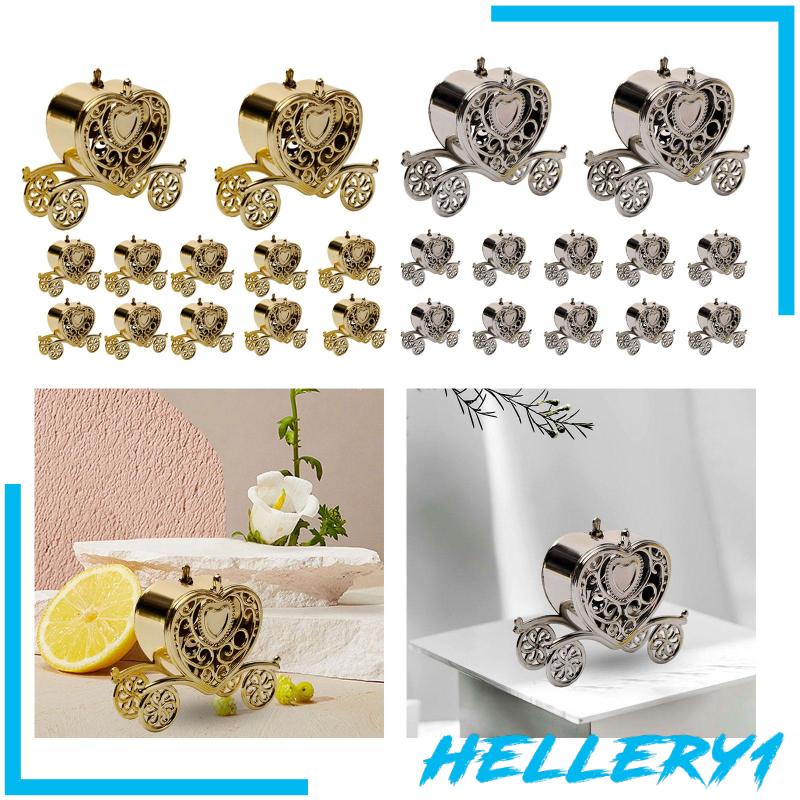 Bộ 12 Hộp Đựng Kẹo Hình Trái Tim Dùng Cho Tiệc Cưới