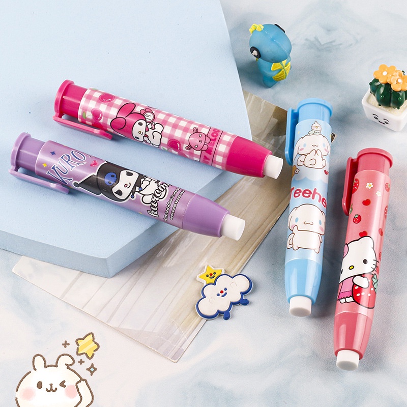 Cục Tẩy Bút Sanrio Hoạt Hình Thay Thế Ngòi Bút Mềm WJ358