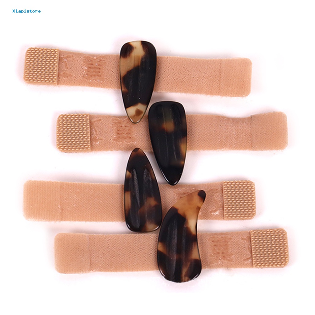 Set 4 Vỏ Bọc Ngón Tay Chơi Nhạc Cụ Phong Cách Trung Hoa Có Thể Điều Chỉnh