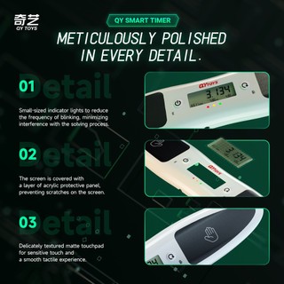 QiYi Smart Timer Speed Magic Cube QiYi Timer Bluetooth Smart Professtional Mofangge Speed Magico Cubo Timer for Educational Competition Speed Cup