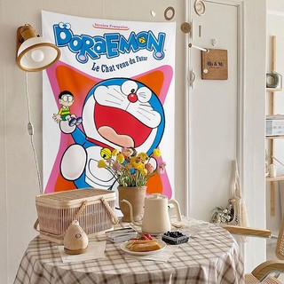 Thảm Treo Tường Trang Trí Phòng Ngủ Hình Doraemon Đáng Yêu
