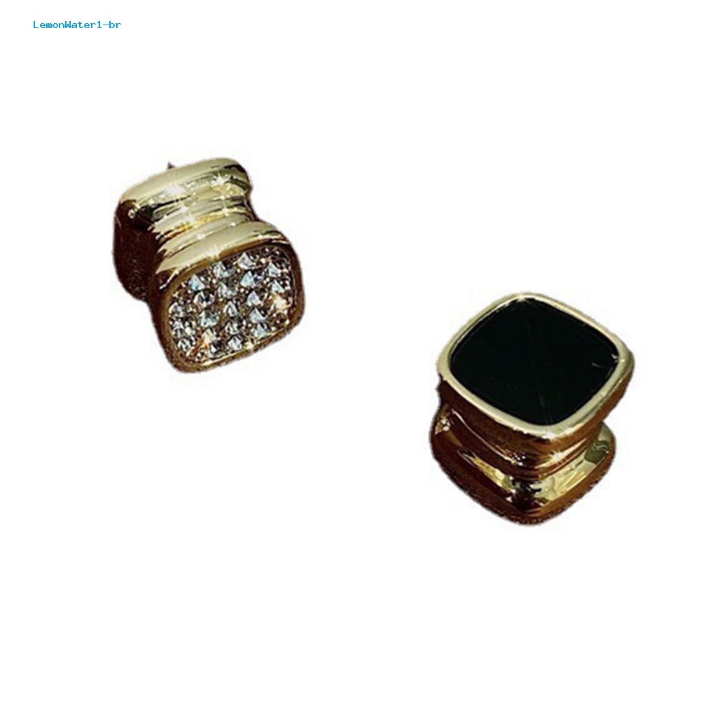 1 Đôi Bông Tai Nam Châm Đính Kim Cương Không Cần Khoan Lỗ 1.br