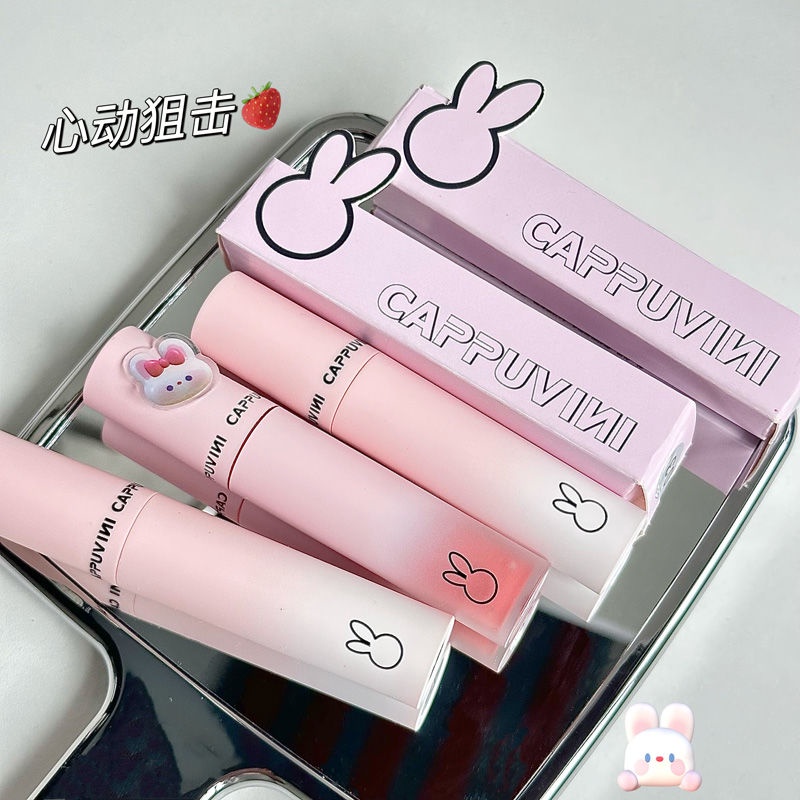 Pink Macaroon Son Môi Màu Hồng nude Mượt Mà Chống Nước Lâu Trôi Phong Cách Hàn Quốc