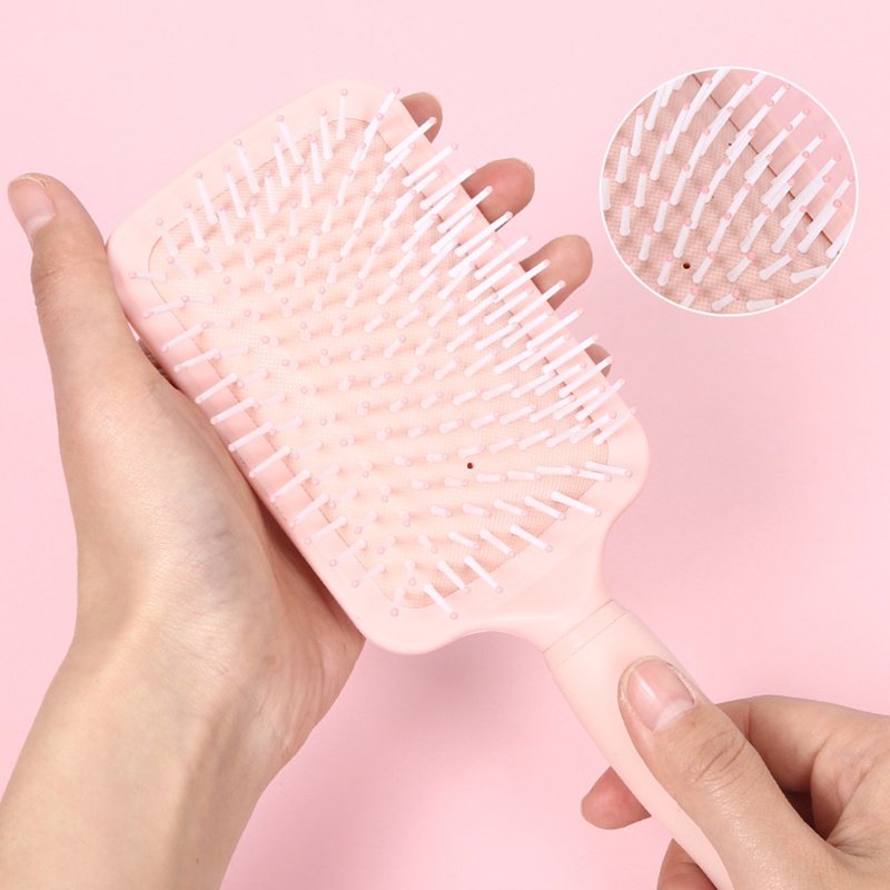 Lược Chải Tóc Massage Da Đầu Mini Tạo Kiểu Tóc Xoăn / Thẳng Cho Nữ CFH