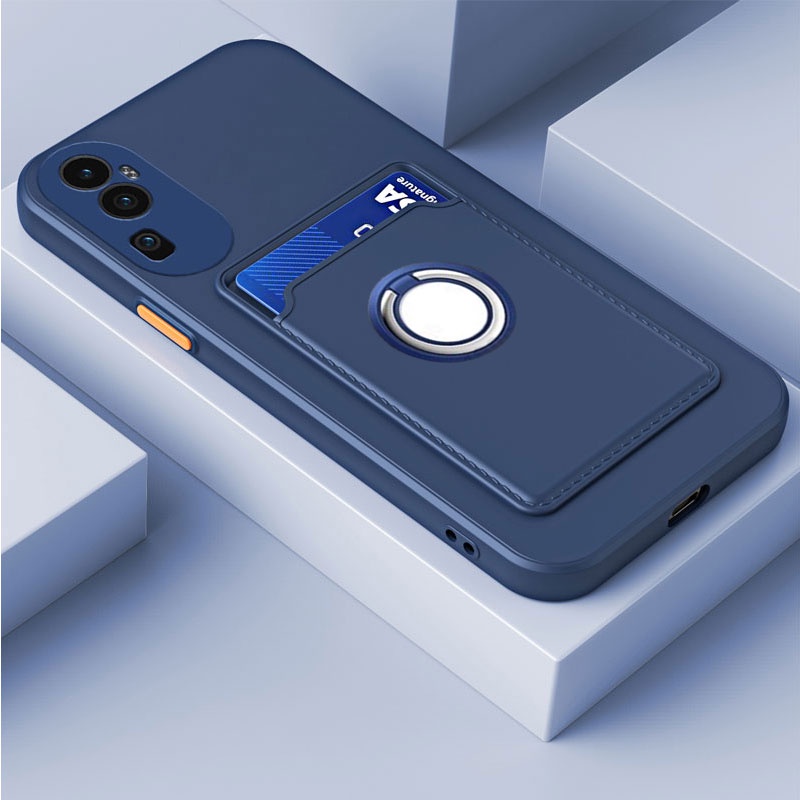 Ốp Điện Thoại TPU Silicon Dạng Ví Có Ngăn Đựng Thẻ Và Nhẫn Đỡ Cho oppo reno 10 pro plus reno10 pro + reno8T 4G 5G 8Pro plus