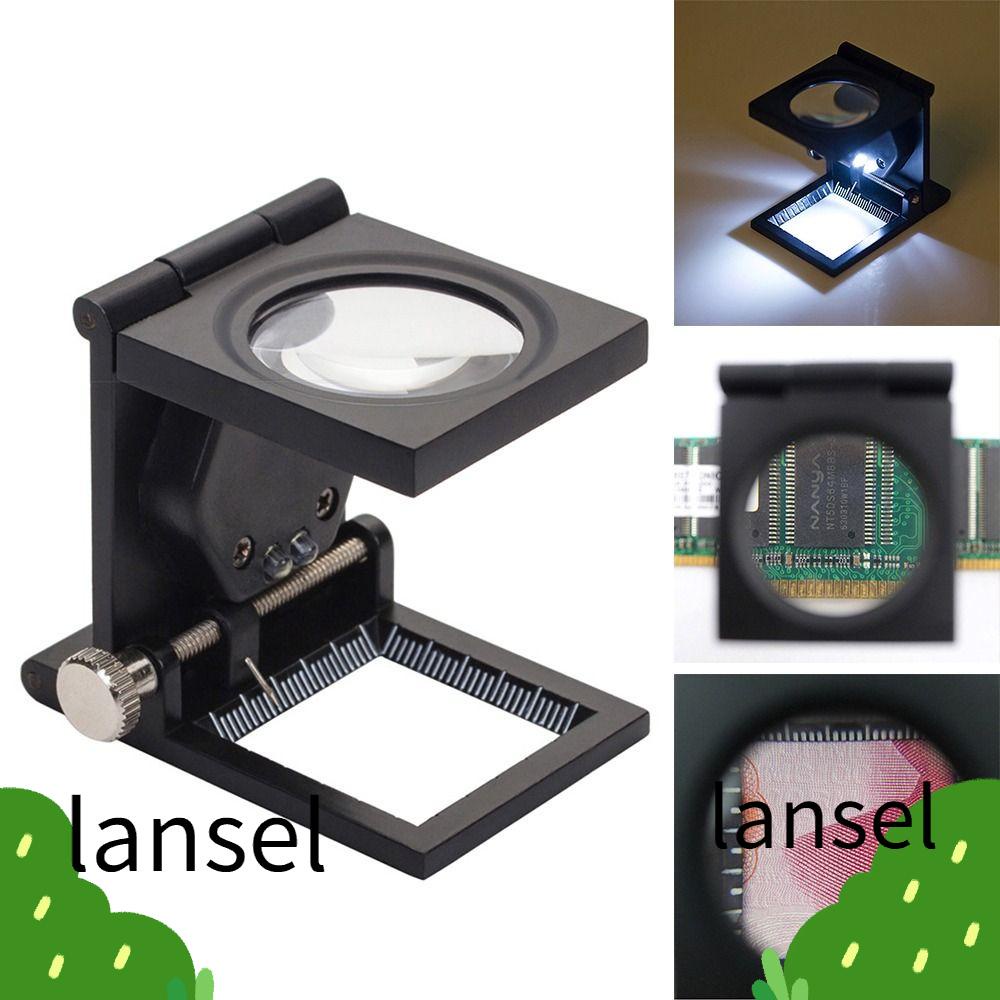 LANSEL Kính Lúp Kiểm Tra Chỉ Vải Lanh Có Đèn LED