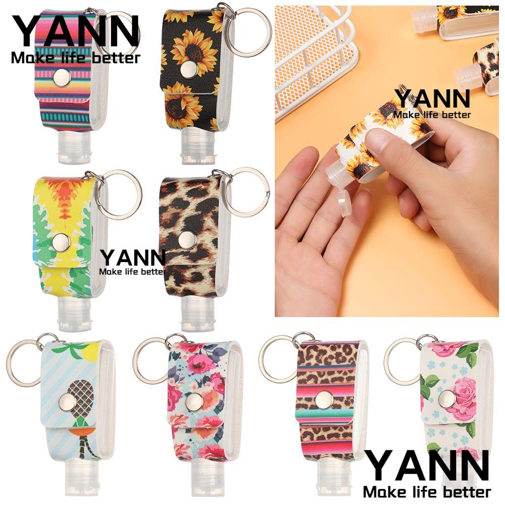Chai đựng nước rửa tay nắp bật tái sử dụng kèm móc khóa tiện lợi cho du lịch